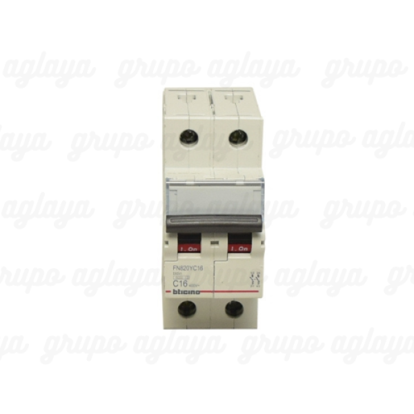 grupo DFD Interruptor termomagnético 2x20A 10/6kA 220/440V C DIN BTDIN